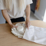 Mushie Water Resistant Wet Bag for Swimsuits and Dirty Clothes with Zipper Closure and Machine Washable Material -