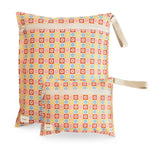 Mushie Water Resistant Wet Bag for Swimsuits and Dirty Clothes with Zipper Closure and Machine Washable Material -