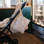 Mushie Water Resistant Wet Bag for Swimsuits and Dirty Clothes with Zipper Closure and Machine Washable Material -