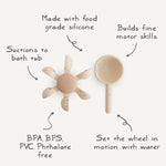 Mushie Water Wheel Bath Toy - 