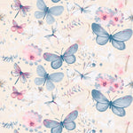 Sweet Bamboo Watercolor Butterfly Convertible Romper with Two Way Zip for Babies - 