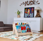 Kidodido Wave Design Curved Wooden Bookshelf Small Medium Large - Everetts Place Boutique - 