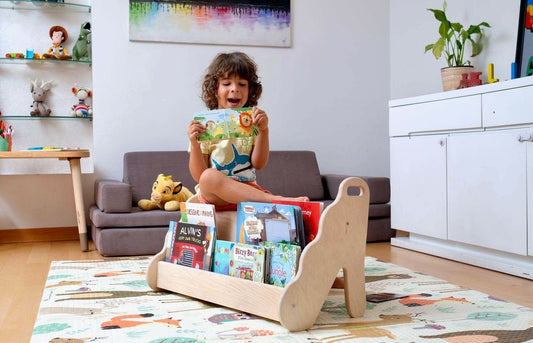 Wave Design Curved Wooden Bookshelf Small Medium Large Kidodido Everetts Place: Online Boutique