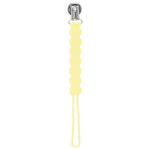 Three Little Tots Waverly Baby Yellow All Silicone One Piece Pacifier Clip - 