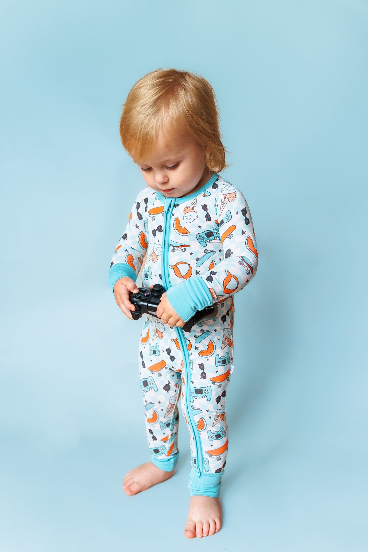 DREAM BIG LITTLE CO WAVES + SHADES CHECKERS DREAM ROMPEREveretts Place