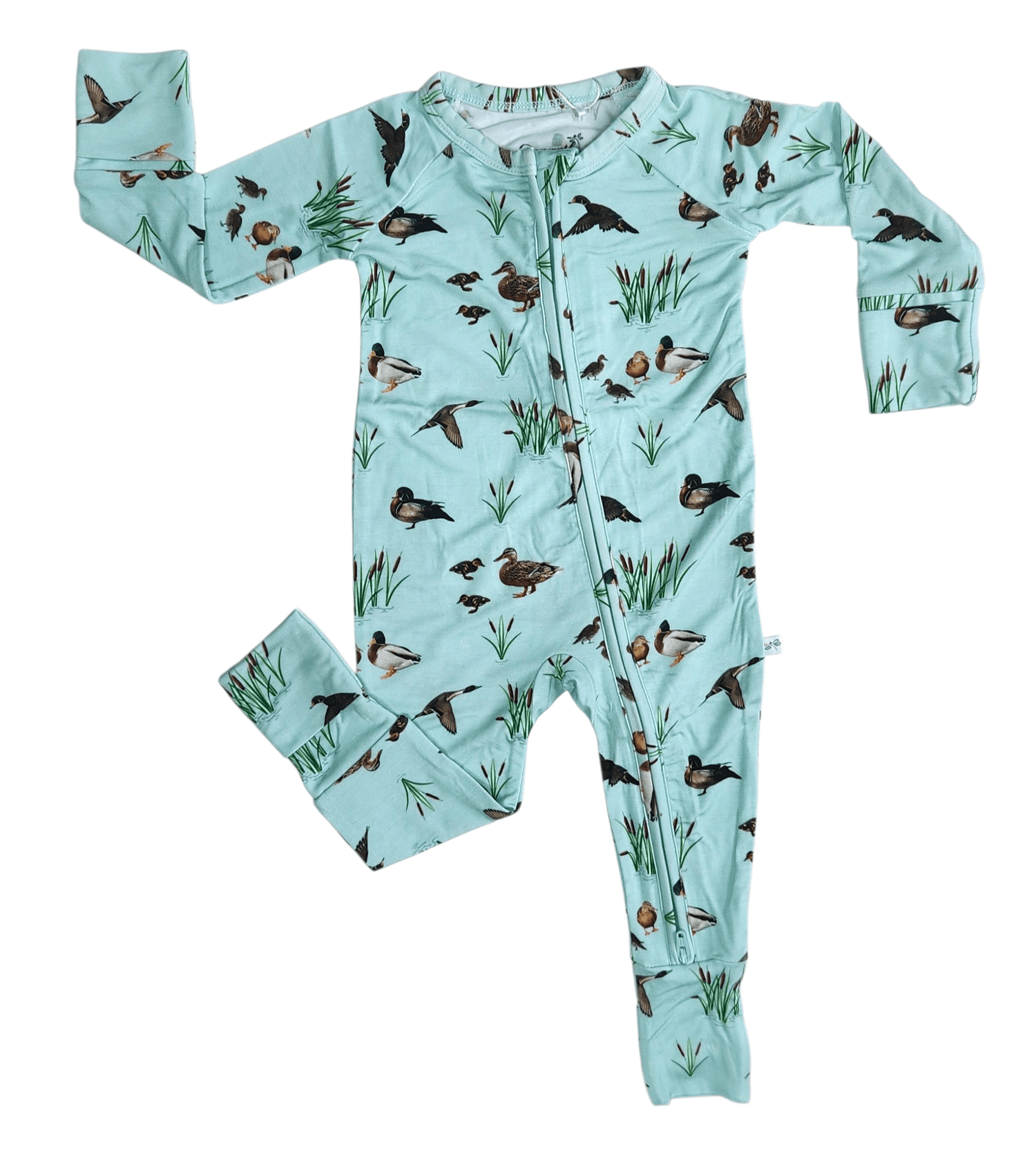 Dragonfly Dreams Bamboo We Flock Together Convertible Zip - Up