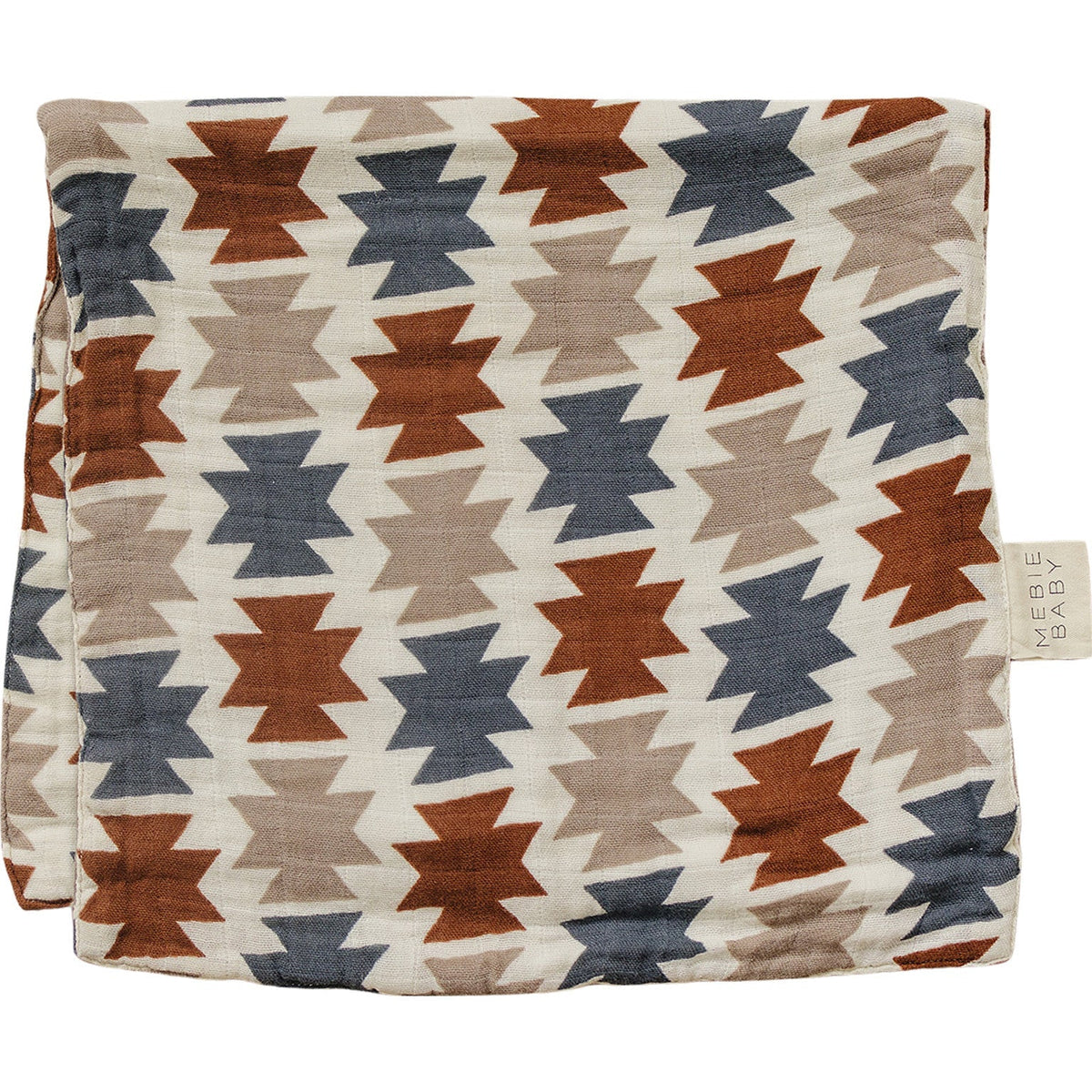 Western Aztec Muslin Burp Cloth - Textile, Linens, Brown, Cushion, Throw pillow | Everetts Place