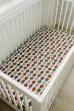 Mebie Baby Western Aztec Muslin Crib Sheet - 