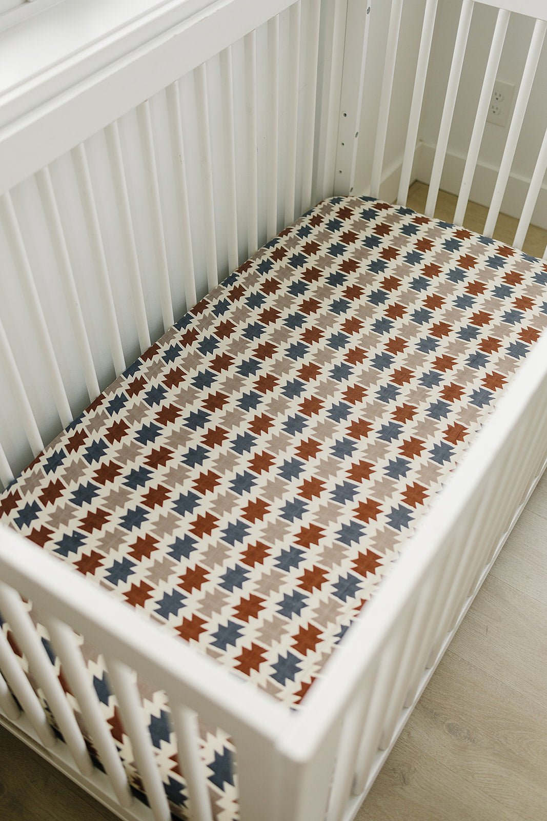 Mebie Baby Western Aztec Muslin Crib Sheet - 