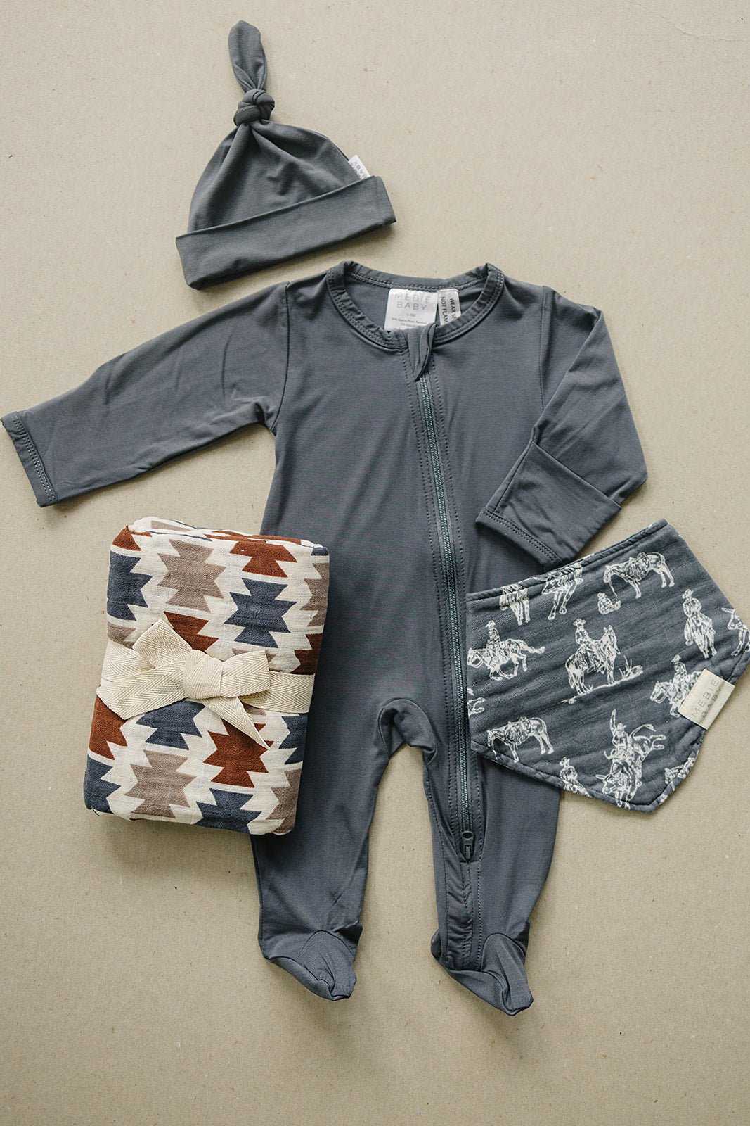Mebie Baby Western Aztec Muslin Swaddle Blanket - 