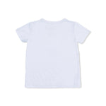 Angel Dear Western Boot Plaid - Crew Neck Tee with Overalls - 