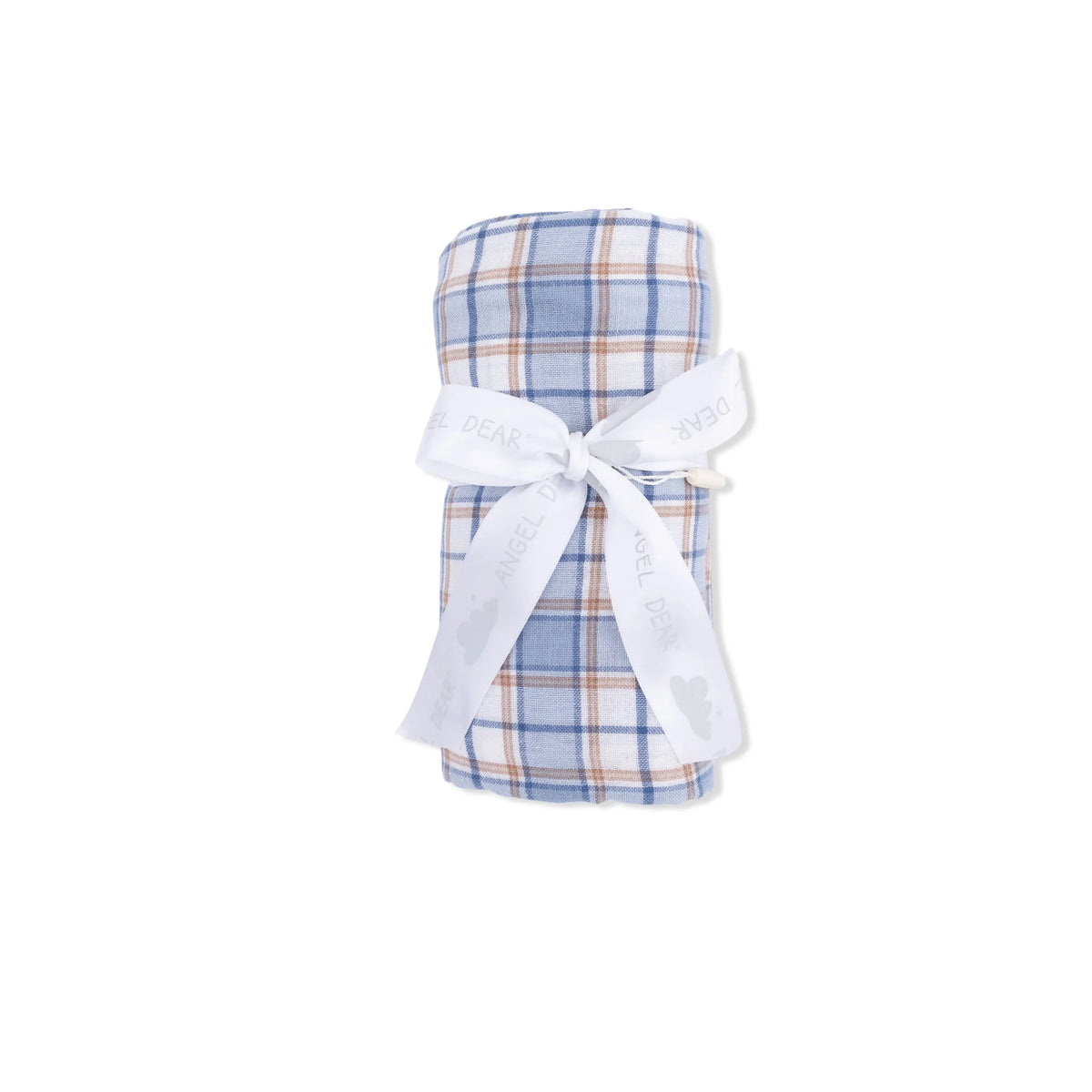 Angel Dear Western Boot Plaid - Swaddle Blanket - 