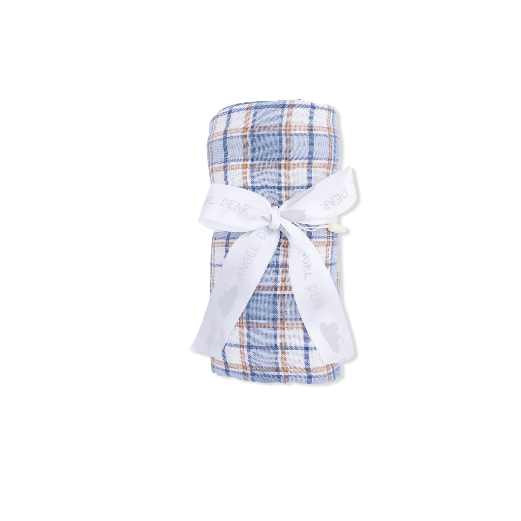 Angel Dear Western Boot Plaid - Swaddle Blanket - 