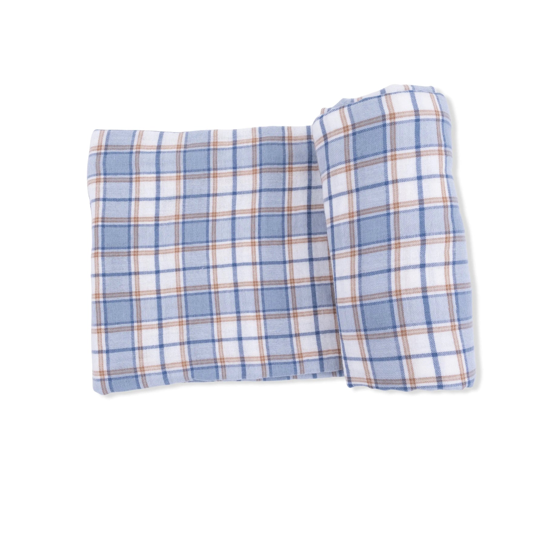 Angel Dear Western Boot Plaid - Swaddle Blanket - 