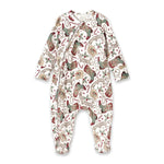 Tesa Babe Western Christmas Baby Bamboo Zipper Romper Cowboy Holiday - Everetts Place Boutique - 