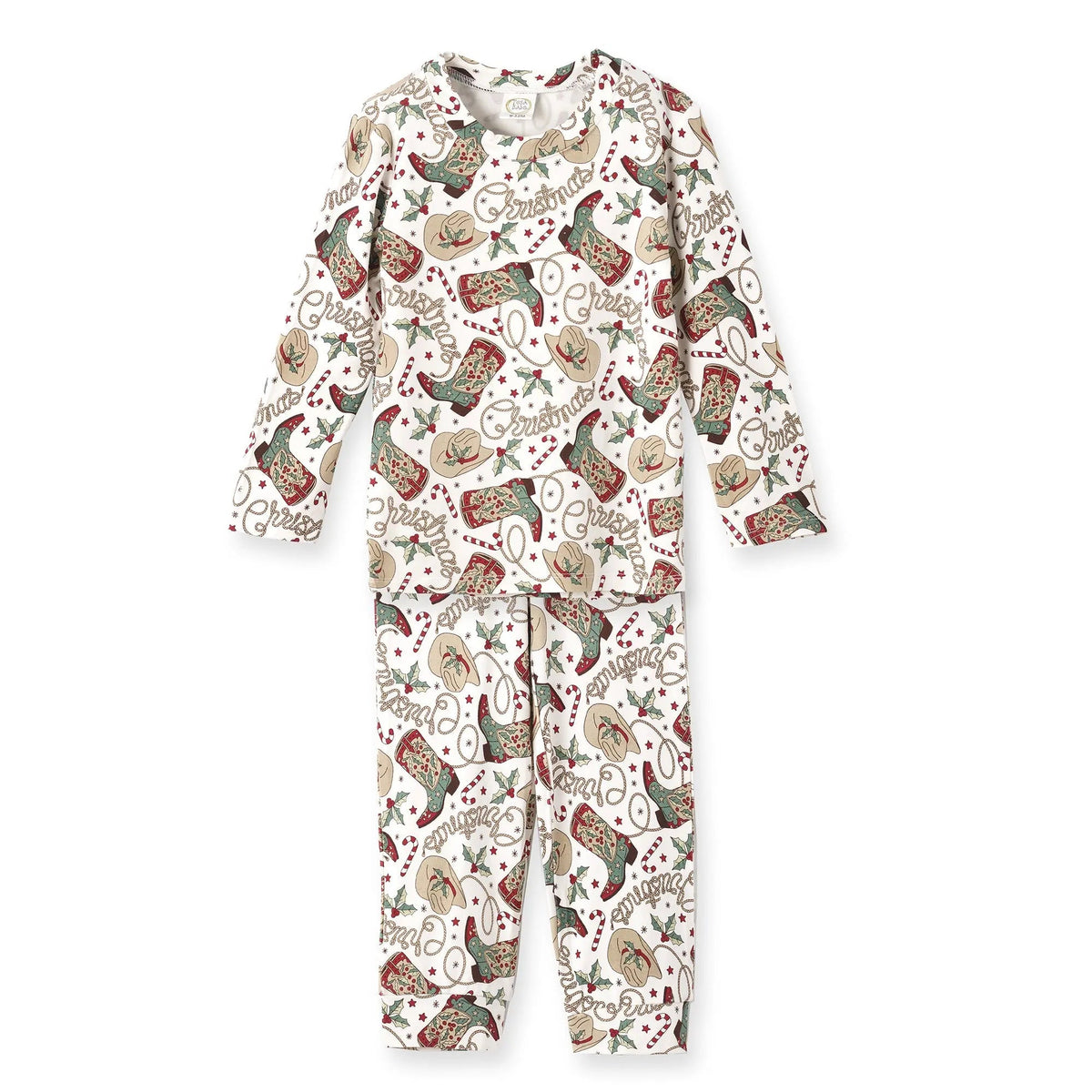 Tesa Babe Western Christmas Family Matching Bamboo Pajamas - Cowboy - 