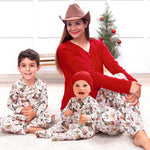 Tesa Babe Western Christmas Family Matching Bamboo Pajamas - CowboyEveretts Place