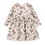 Tesa Babe Western Christmas Girls Dress – Soft Bamboo Holiday Style -