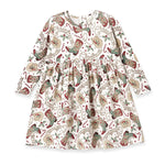 Tesa Babe Western Christmas Girls Dress Soft Bamboo Holiday Style - Everetts Place Boutique - 