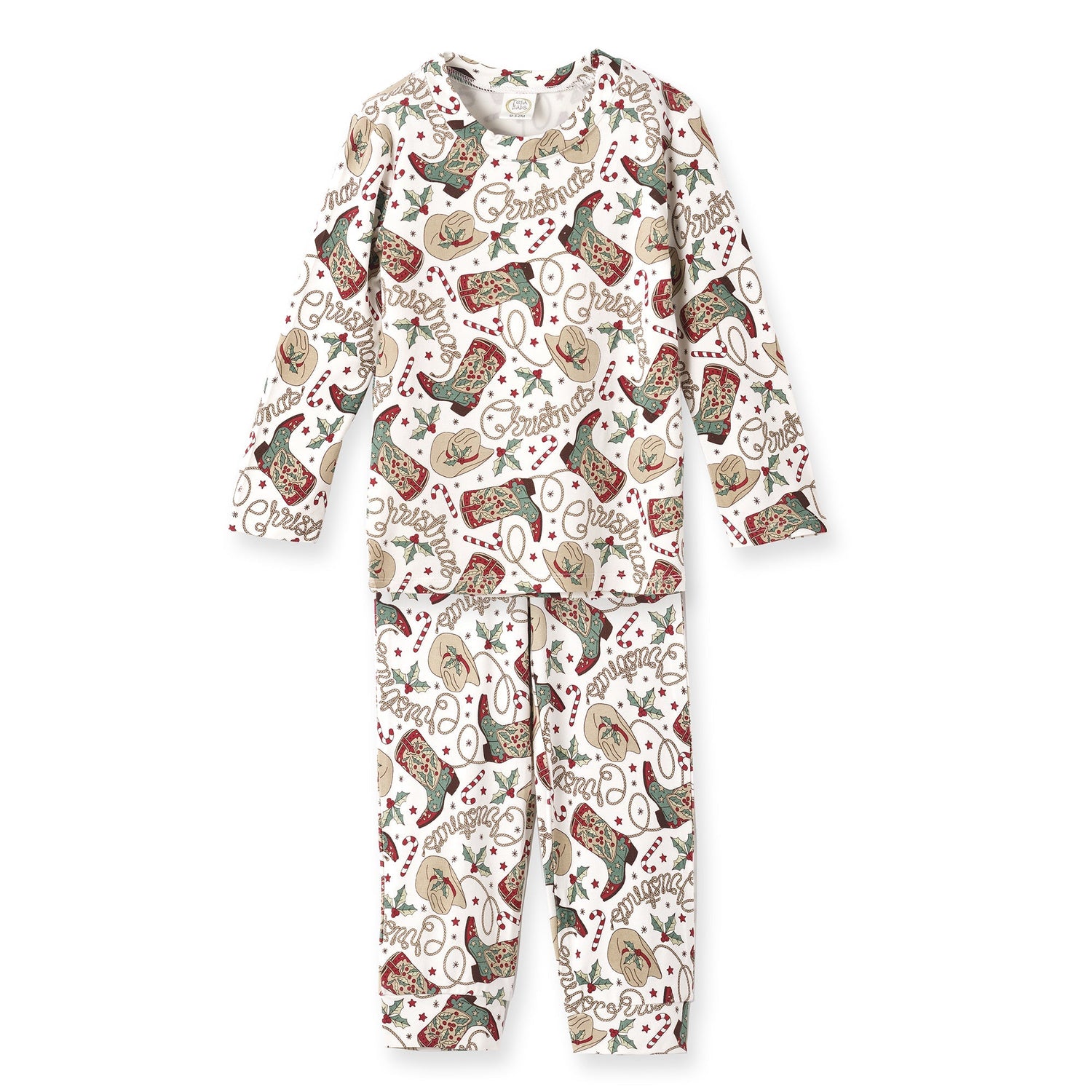 Tesa Babe Western Christmas Pajamas for Kids – Bamboo Holiday PJsEveretts Place