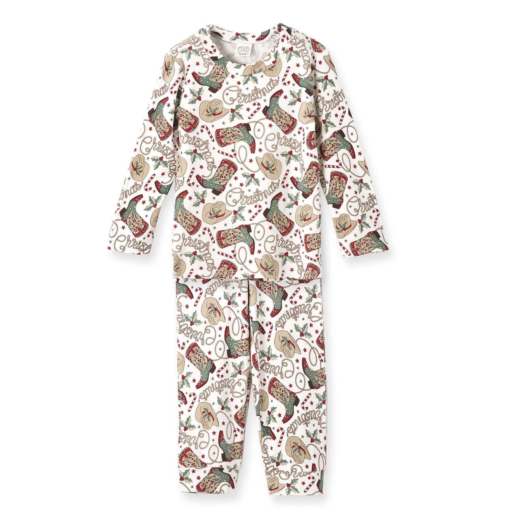 Tesa Babe Western Christmas Pajamas for Kids – Bamboo Holiday PJsEveretts Place