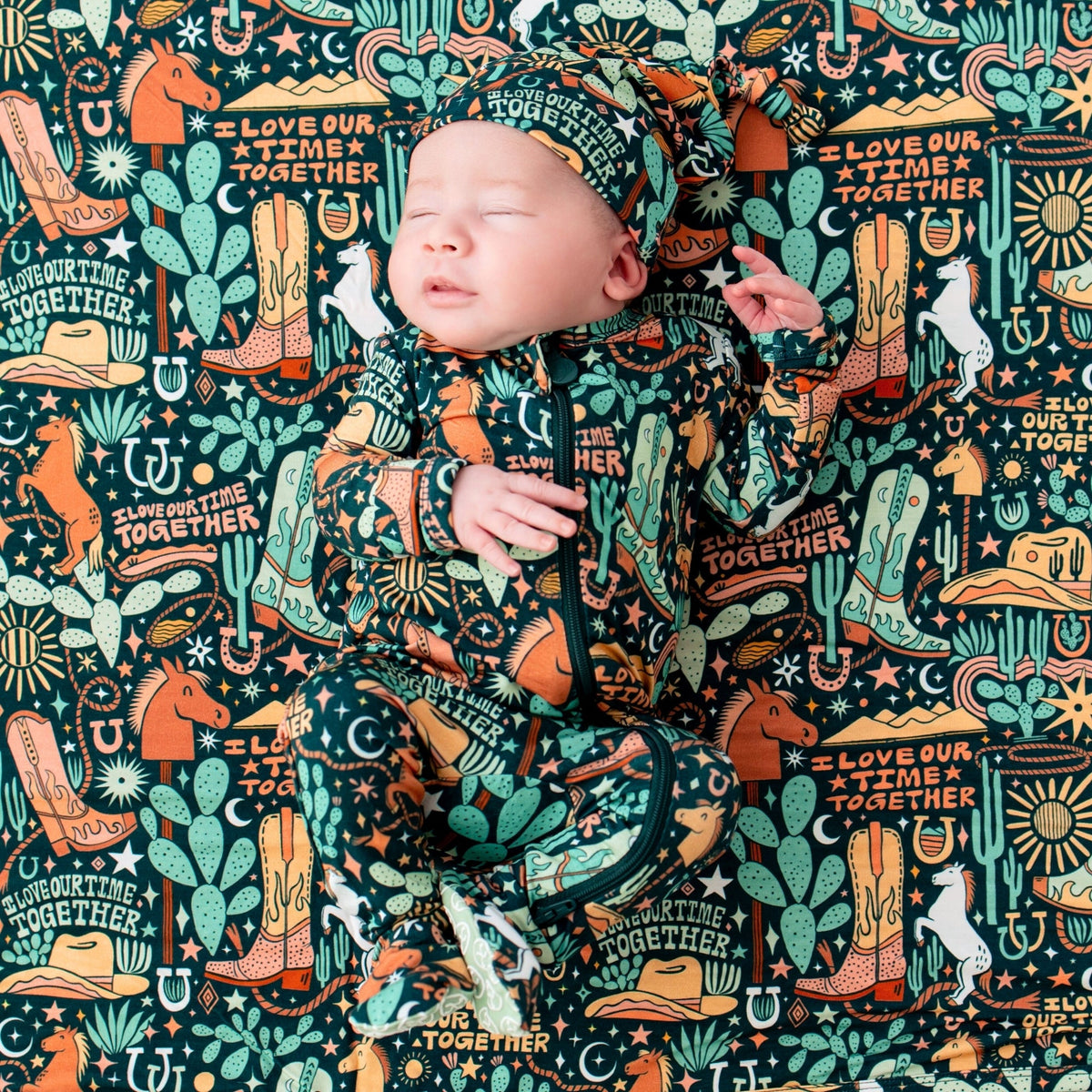 Organic The Second-Skin Footie | Wild West by Raising Mama at Everetts Place