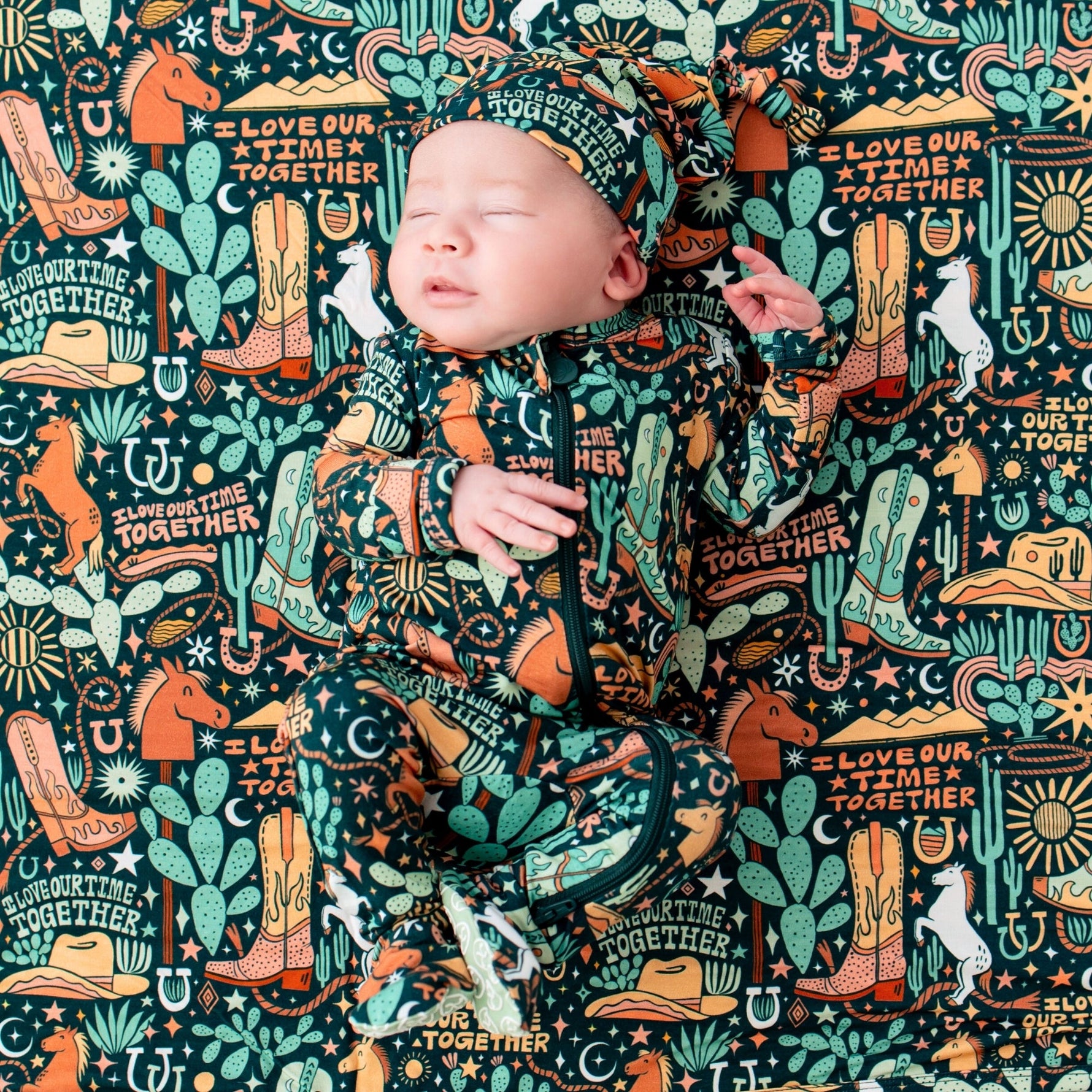 Organic The Second-Skin Footie | Wild West by Raising Mama at Everetts Place