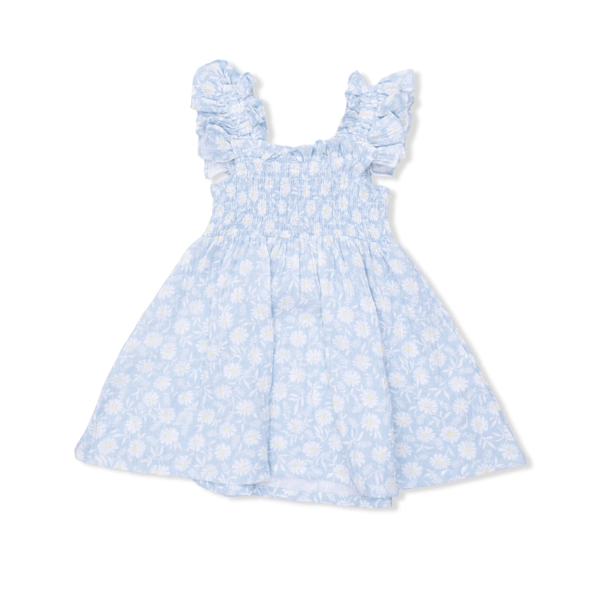 Angel Dear Western Daisies - Smocked Sundress with Bloomer - 
