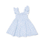 Angel Dear Western Daisies - Smocked Sundress with Bloomer - 
