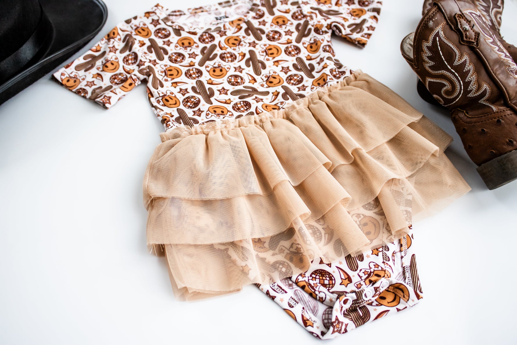 DREAM BIG LITTLE CO WESTERN DREAMZZZ DREAM TUTU BODYSUIT DRESSEveretts Place
