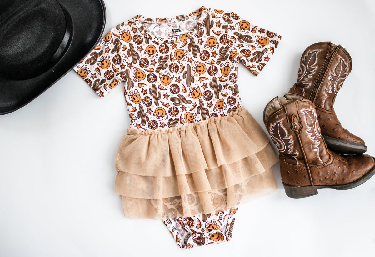 DREAM BIG LITTLE CO WESTERN DREAMZZZ DREAM TUTU BODYSUIT DRESSEveretts Place