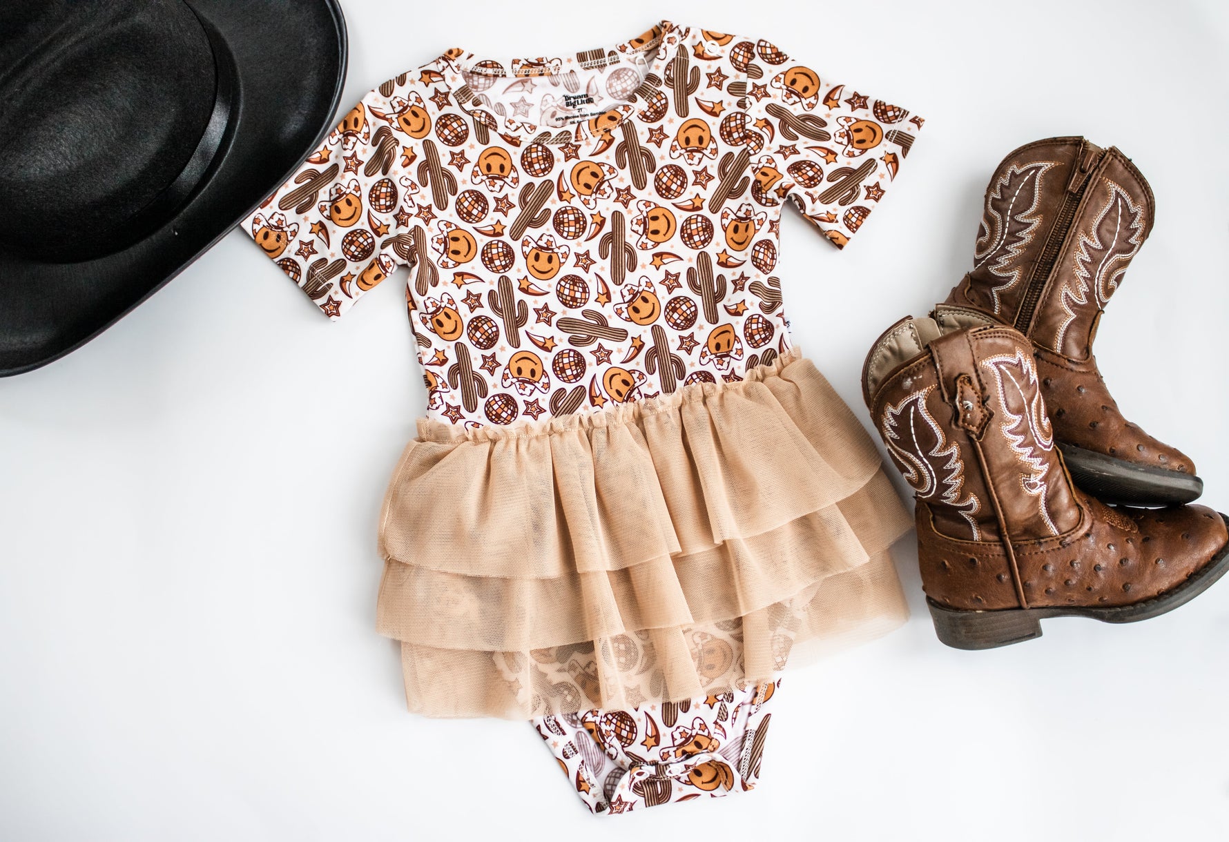 DREAM BIG LITTLE CO WESTERN DREAMZZZ DREAM TUTU BODYSUIT DRESSEveretts Place