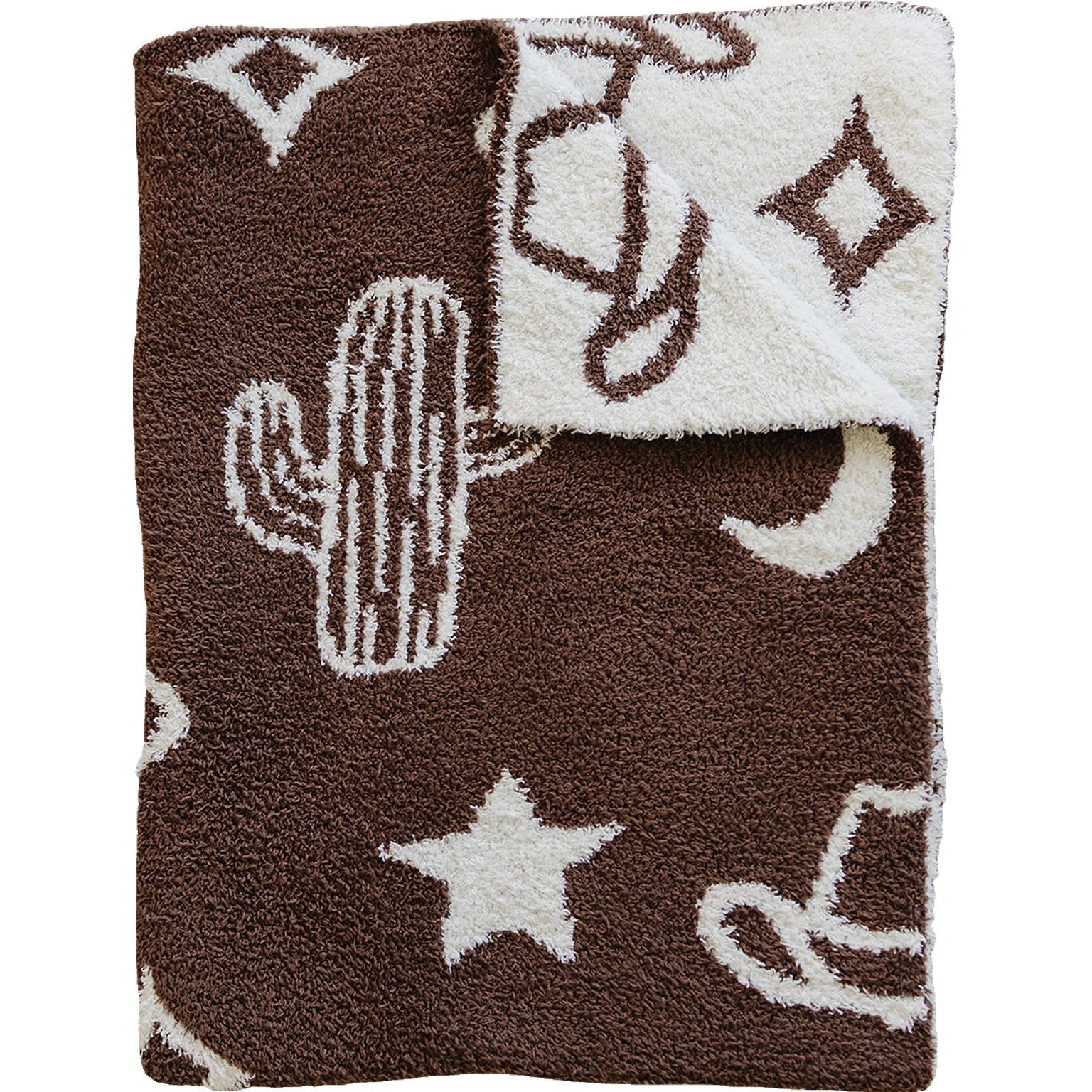 Western Plush Blanket - Wool, Towel, Woolen, Linens | Everetts Place