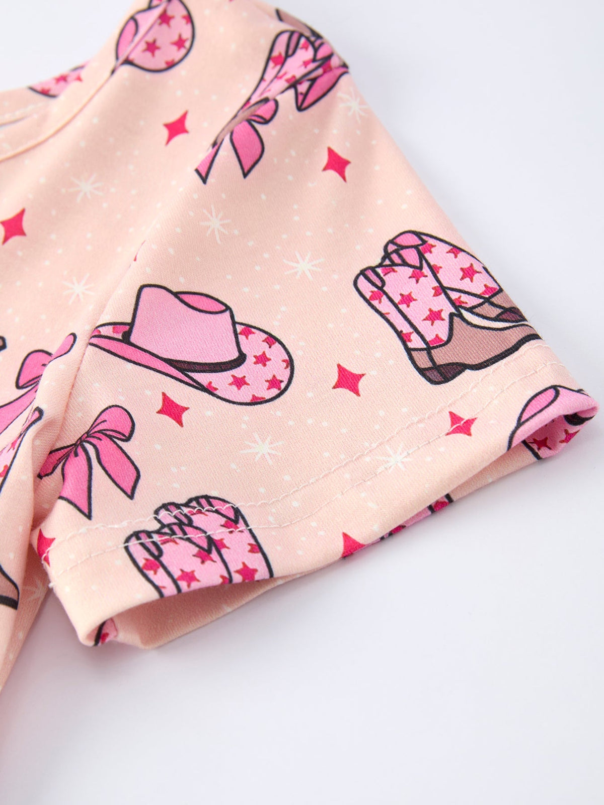 Rylee Faith Designs Western Print Girl Short Sleeve Dress