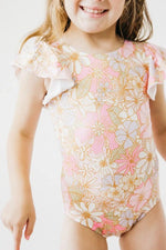 Mila & Rose ® What's Up Buttercup S/S Flutter Sleeve Leotard - 