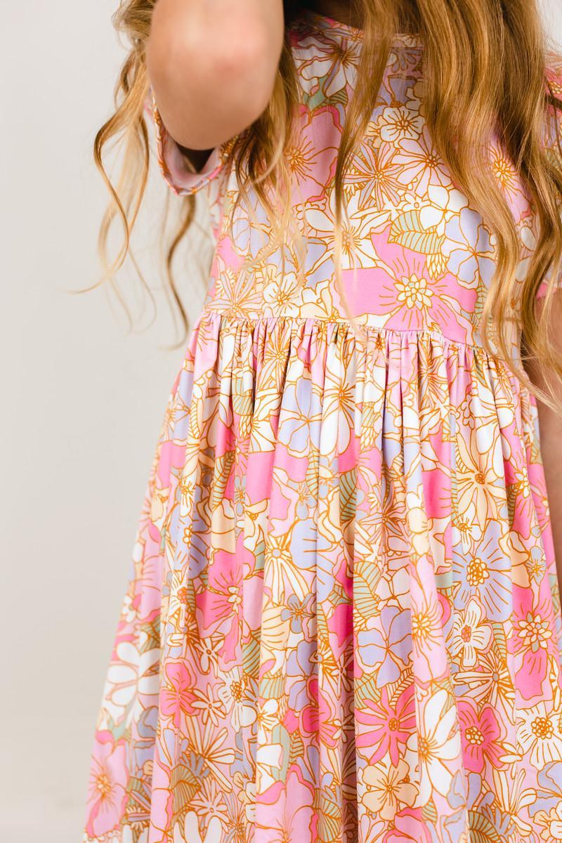 Mila & Rose ® What's Up Buttercup S/S Pocket Twirl Dress - 