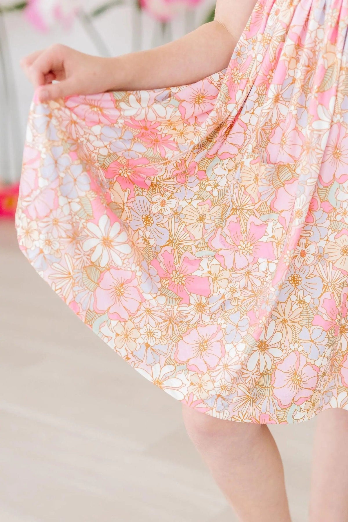 Mila & Rose ® What's Up Buttercup S/S Pocket Twirl Dress - 