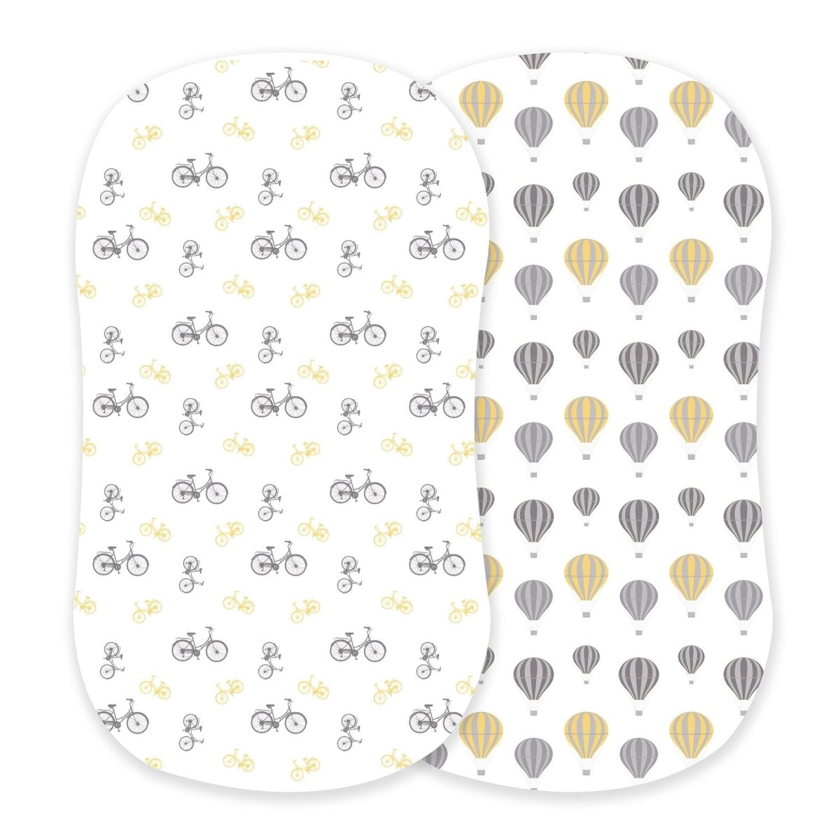 Newcastle Classics Whimsical Bamboo Changing Pad Cover with Vintage Print for Babies - 