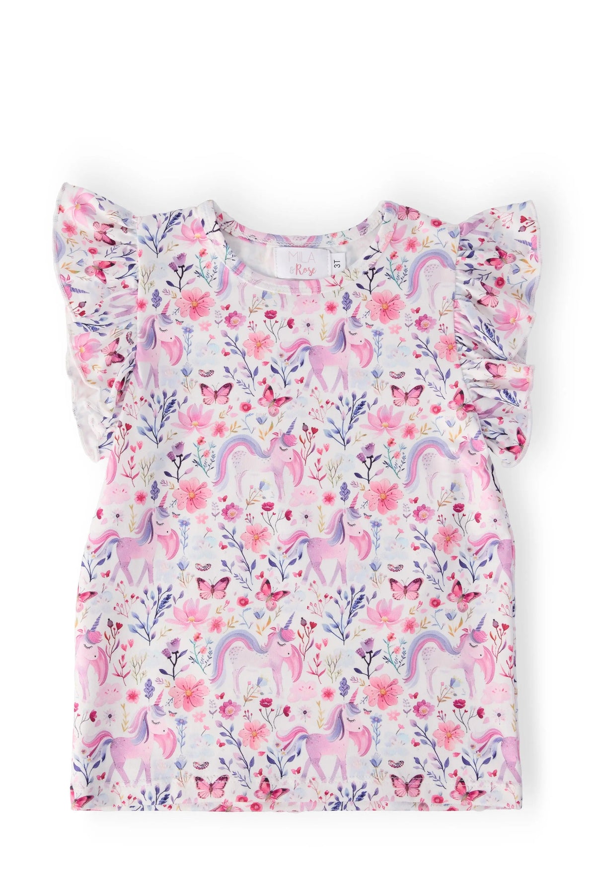 Whimsical Woods S/S Ruffle Tee - Baby & Toddler Clothing, Fictional character, Mythical creature, Clothing | Everetts Place