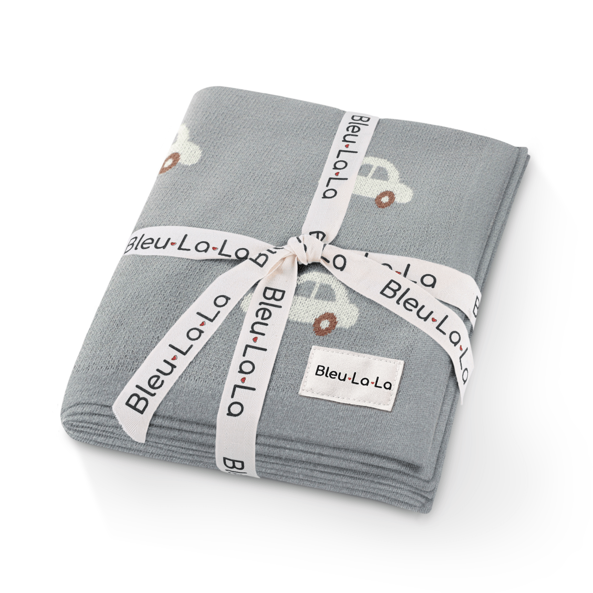 Bleu La La Whimsy Collection Luxury 100 Percent Cotton Knit Swaddle Baby Blanket - Everetts Place Boutique - 