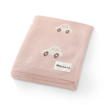 Bleu La La Whimsy Collection Luxury 100 Percent Cotton Knit Swaddle Baby Blanket - Everetts Place Boutique - 