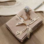 Bleu La La Whimsy Collection Luxury 100 Percent Cotton Knit Swaddle Baby Blanket - Everetts Place Boutique - 