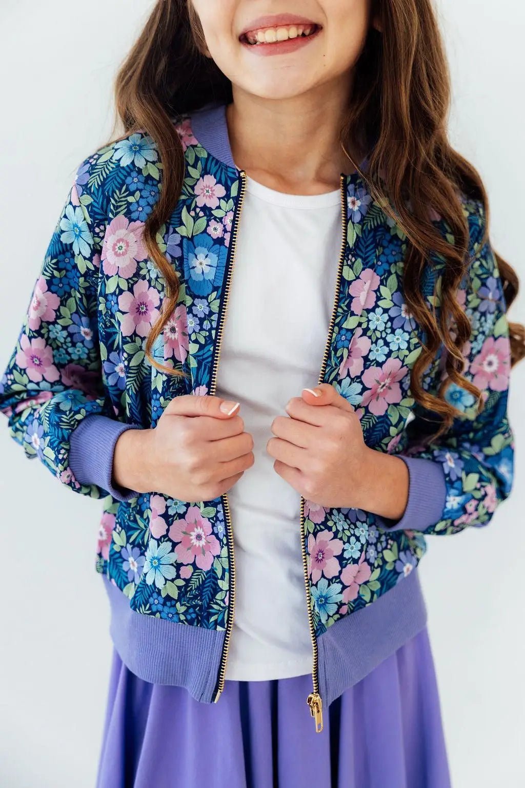 Whimsy Satin Jacket - Sleeve, Textile, Smile, Pink, Happiness | Everetts Place