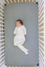 Mebie Baby White Bamboo Rayon Knot Gown 0 To 3M Unisex Baby Clothes - 