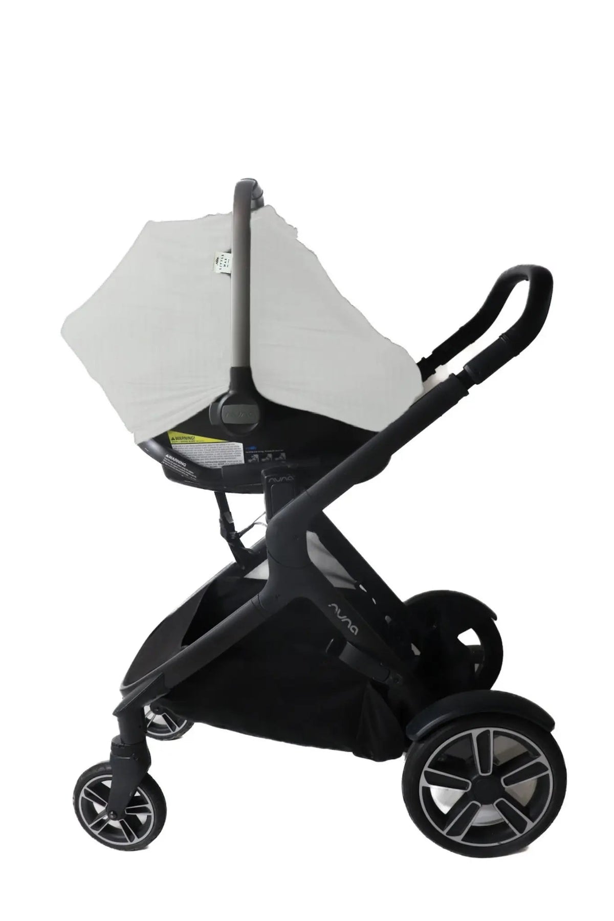 Little Mae & Co White Car Seat Cover - 