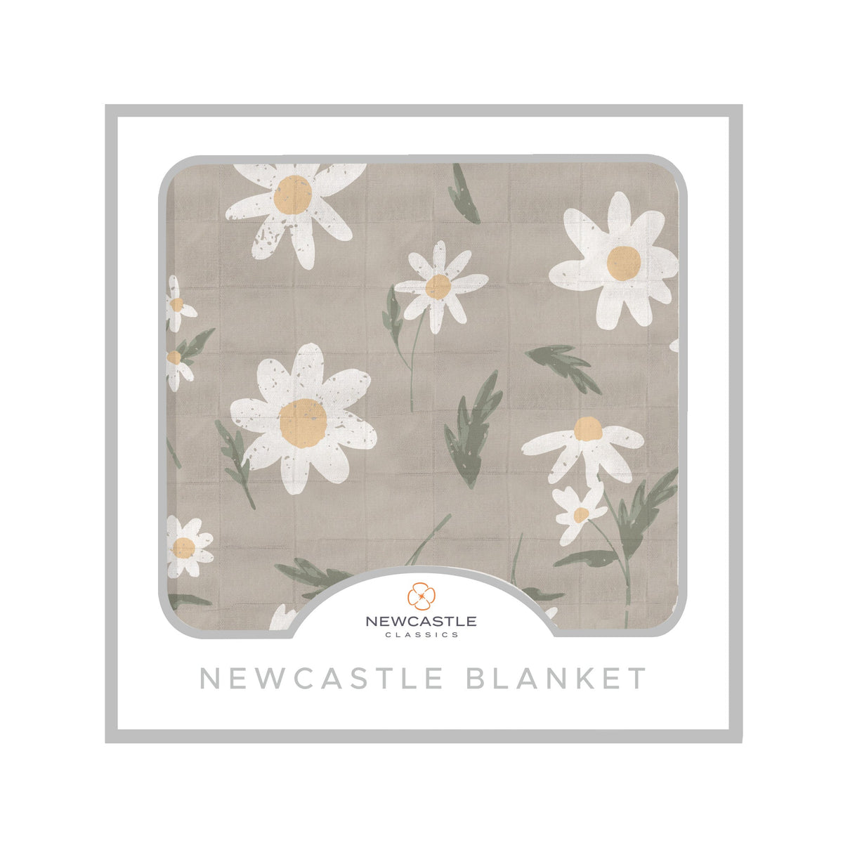 Newcastle Classics White Daisy Bamboo Newcastle BlanketEveretts Place