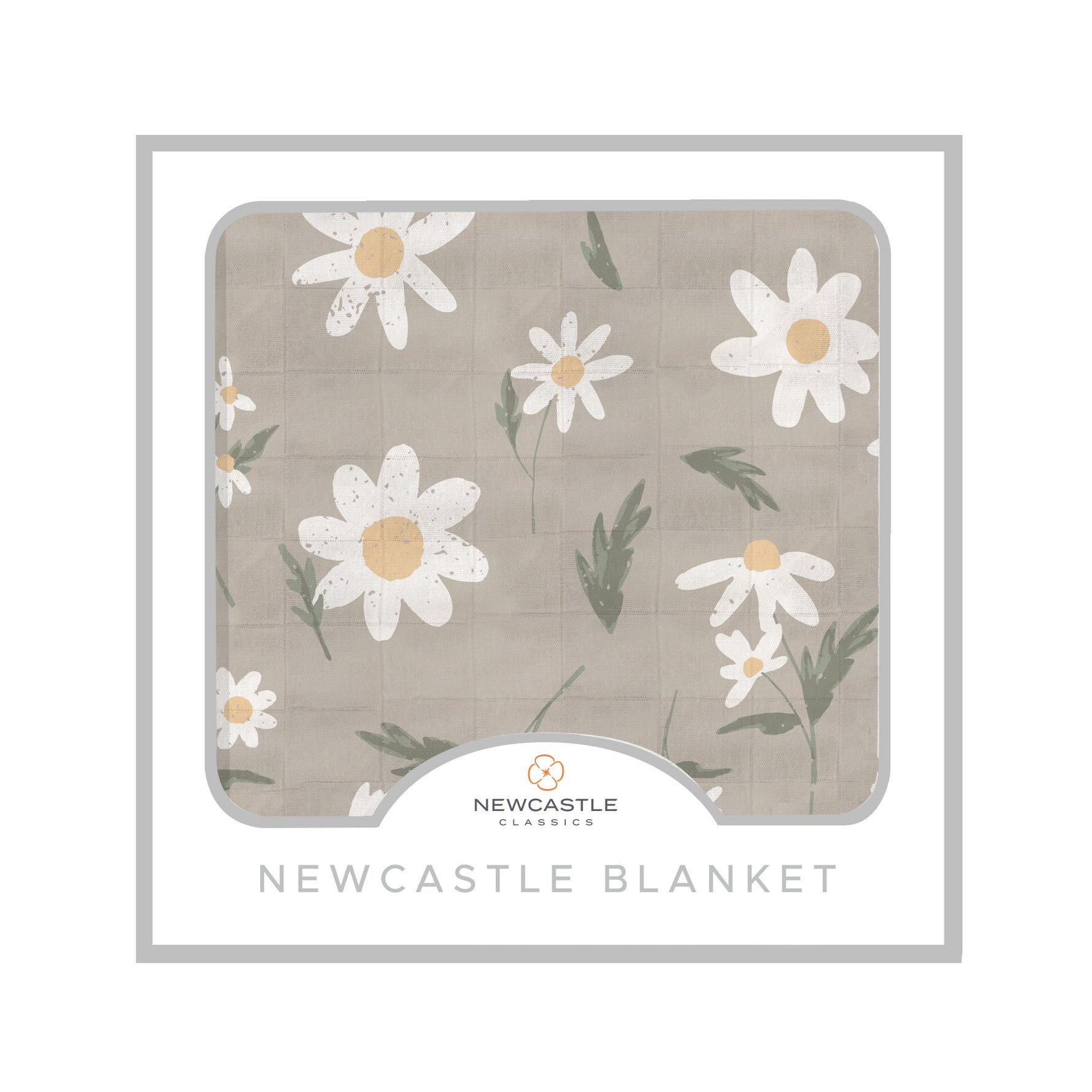 Newcastle Classics White Daisy Bamboo Newcastle BlanketEveretts Place