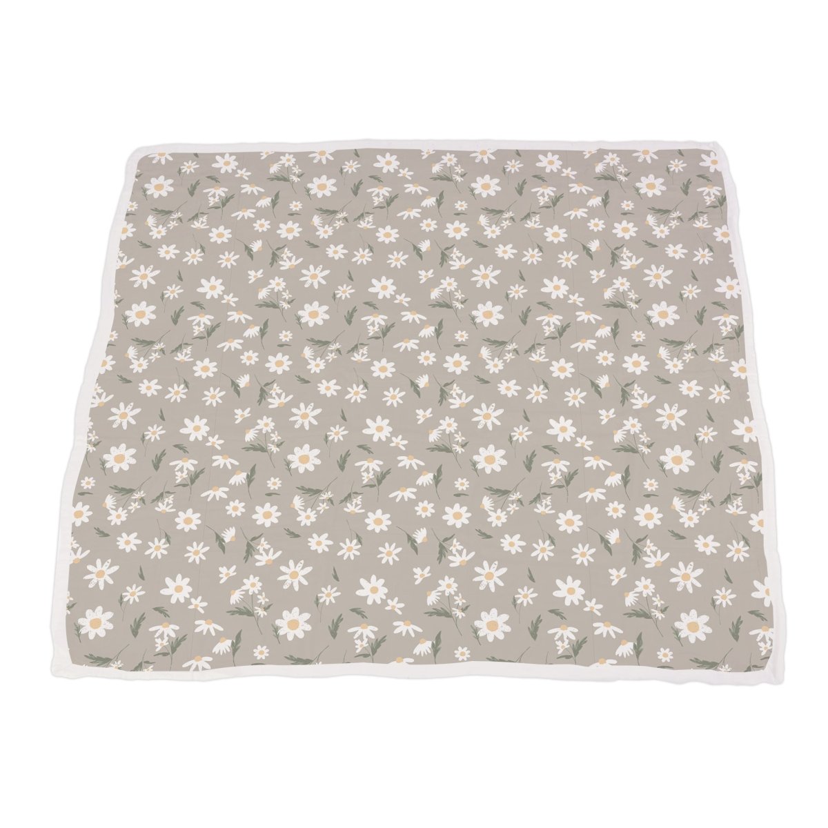 Newcastle Classics White Daisy Bamboo Newcastle Blanket - 