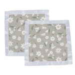 Newcastle Classics White Daisy Bamboo Newcastle Blankie - 