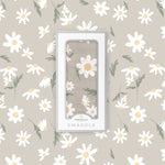 Newcastle Classics White Daisy Bamboo Swaddle - 